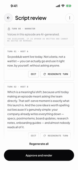 poddub: company podcasts – screenshot 4