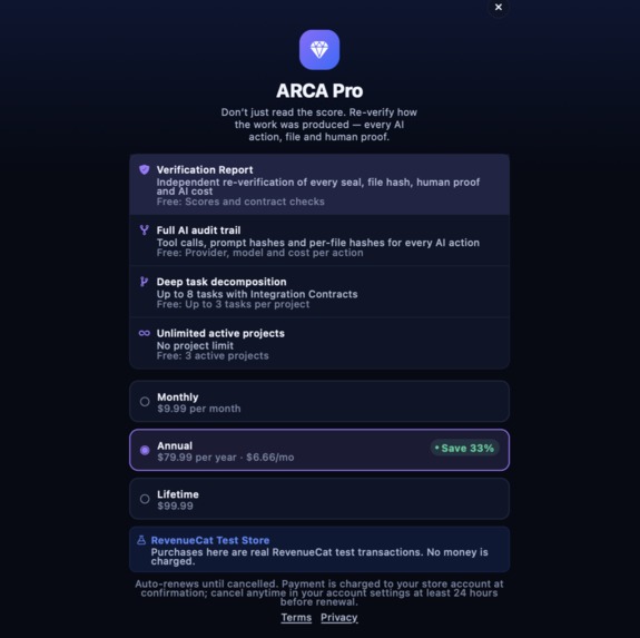 ARCA – screenshot 3