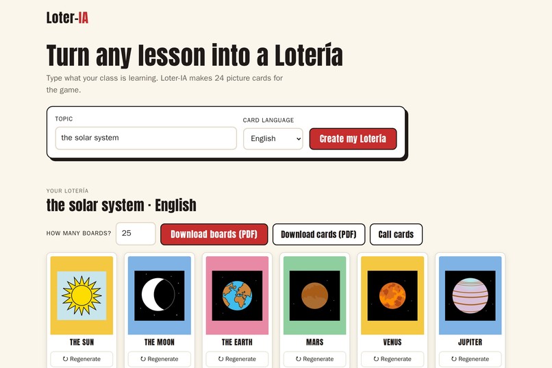 Loter-IA – screenshot 2
