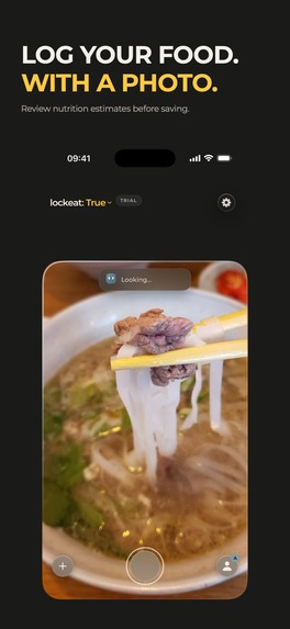 Lockeat — Snap, Log, Understand Your Meals – screenshot 1