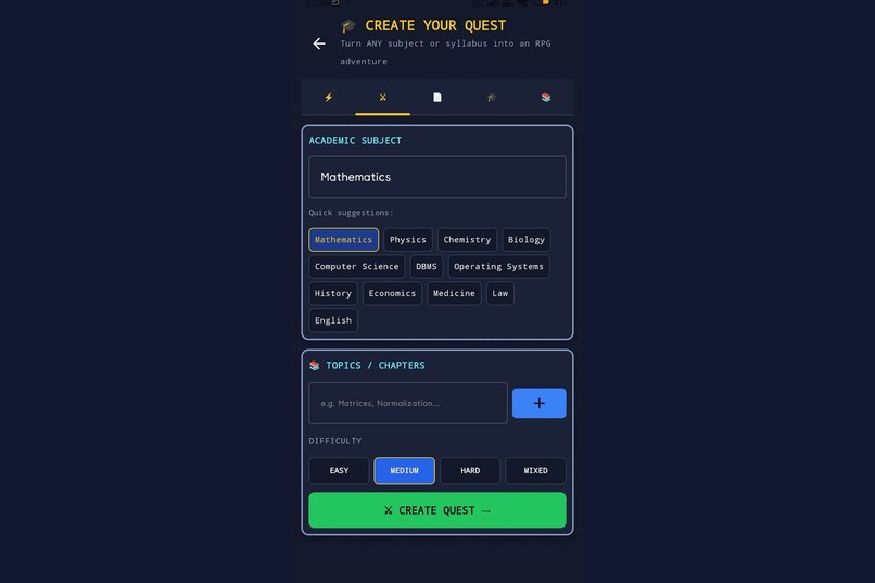 Quiz Quest: Learn. Battle. Master. – screenshot 1