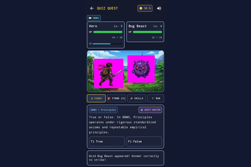 Quiz Quest: Learn. Battle. Master. – screenshot 2