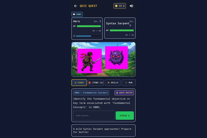 Quiz Quest: Learn. Battle. Master. – screenshot 3