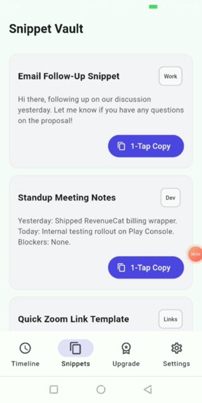 REMINDER SYNC – screenshot 2