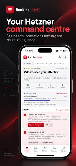 Rackline: Hetzner Manager – screenshot 7