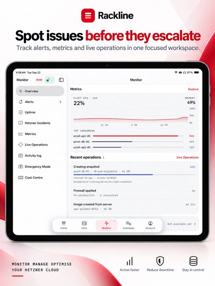 Rackline: Hetzner Manager – screenshot 13
