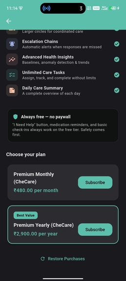 CheCare – screenshot 3