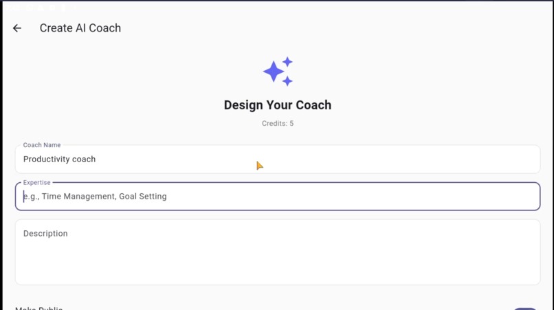 AICOACH – screenshot 1