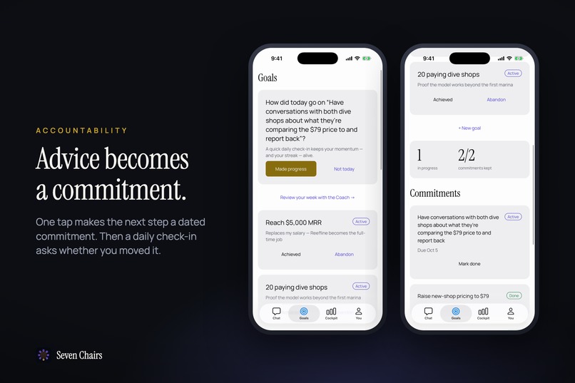 Seven Chairs: AI Advisors – screenshot 2
