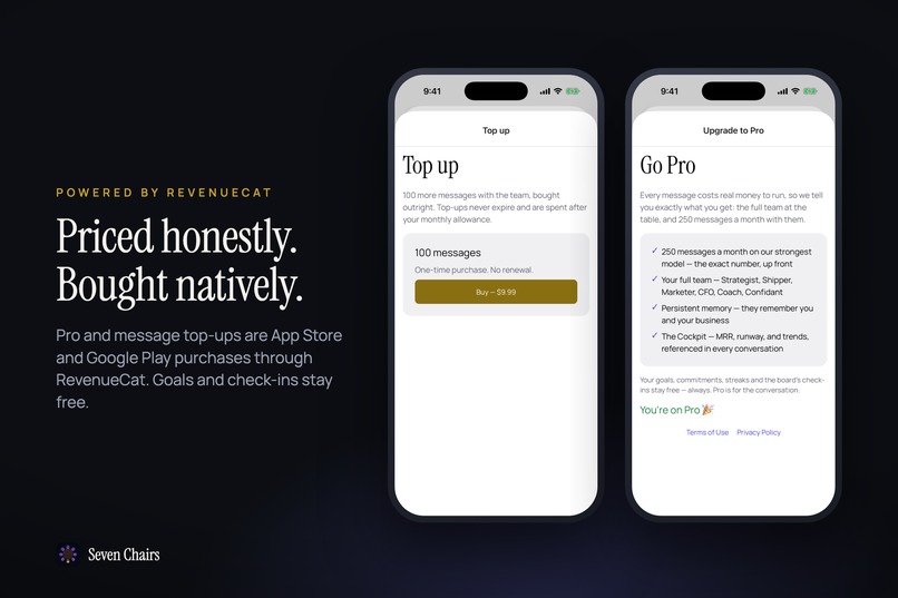 Seven Chairs: AI Advisors – screenshot 3