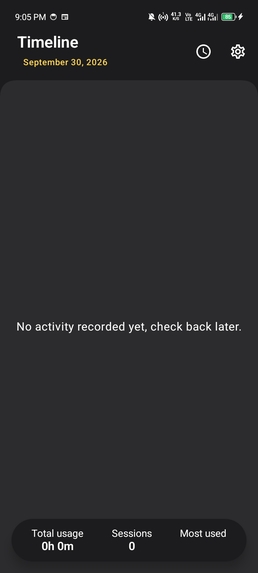 Timeline – screenshot 1