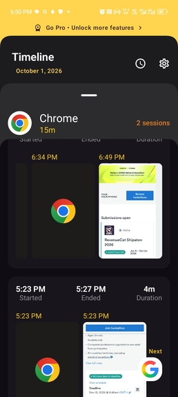 Timeline – screenshot 6
