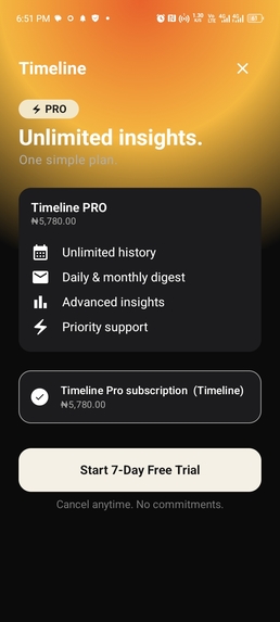 Timeline – screenshot 9