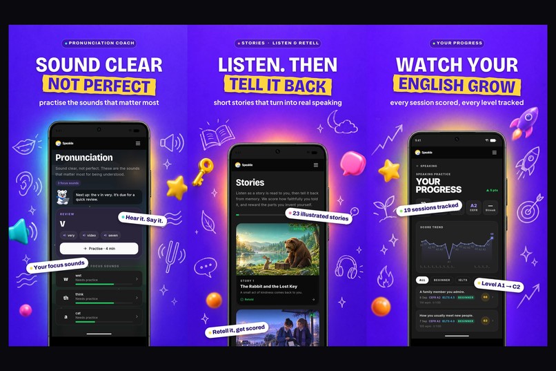 Speakle: Speak Fluent English – screenshot 1