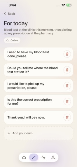 Tacit AAC – screenshot 5