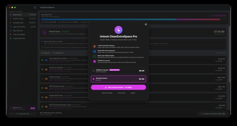 CleanExtraSpace     – screenshot 2