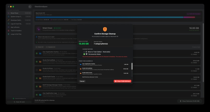 CleanExtraSpace     – screenshot 4