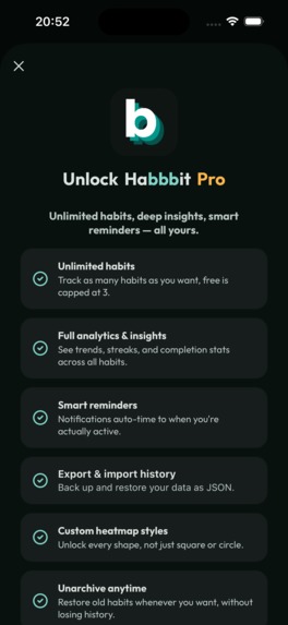 Habit Tracker - Habbbit – screenshot 7