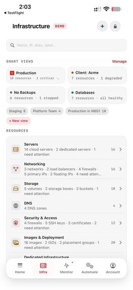 Rackline: Hetzner Manager – screenshot 3