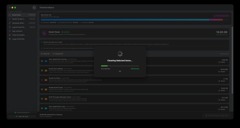 CleanExtraSpace     – screenshot 5
