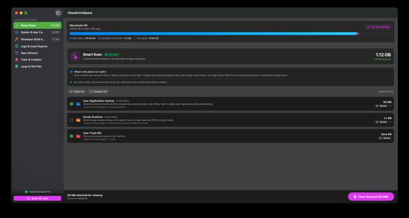 CleanExtraSpace     – screenshot 6