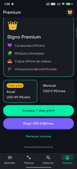 Signo — Learn Colombian Sign Language (LSC) – screenshot 4