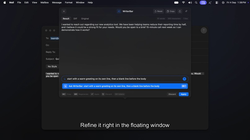 WriterBar – screenshot 6