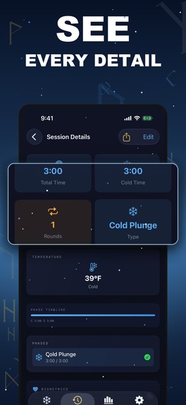 TrackCold: Cold Plunge Timer – screenshot 3