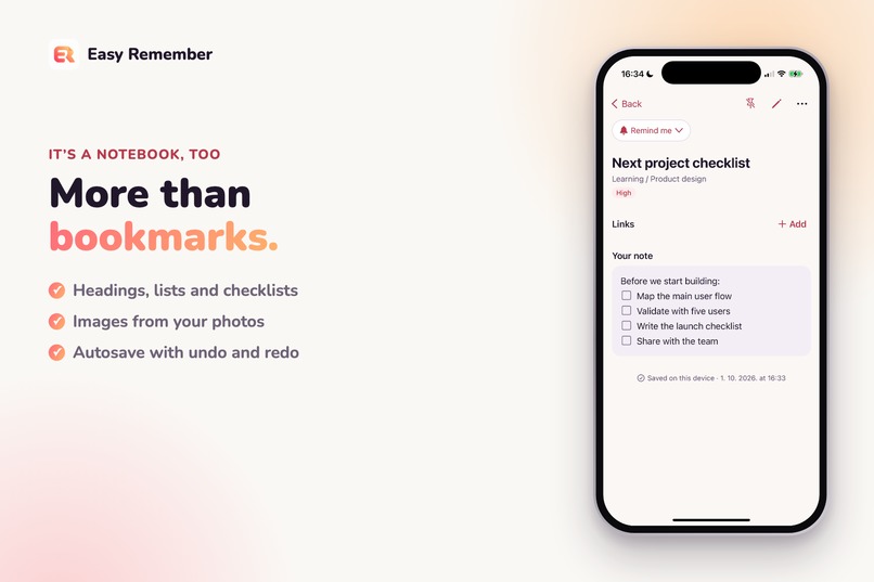 Easy Remember – screenshot 1
