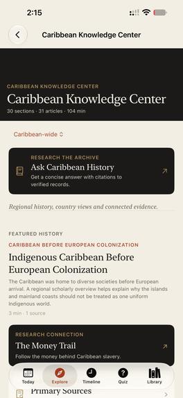 Caribbean History – screenshot 1