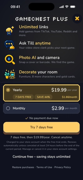GameChest: Game Tracker - Save the games you spot in seconds – screenshot 11