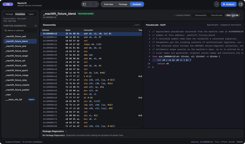 MachLift – screenshot 1