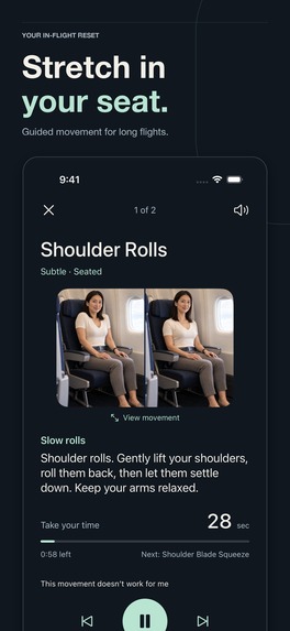 InFlight: Stretching Exercises – screenshot 2