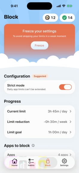 HourBack – screenshot 4