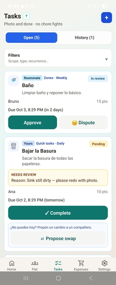 Hompany – screenshot 2