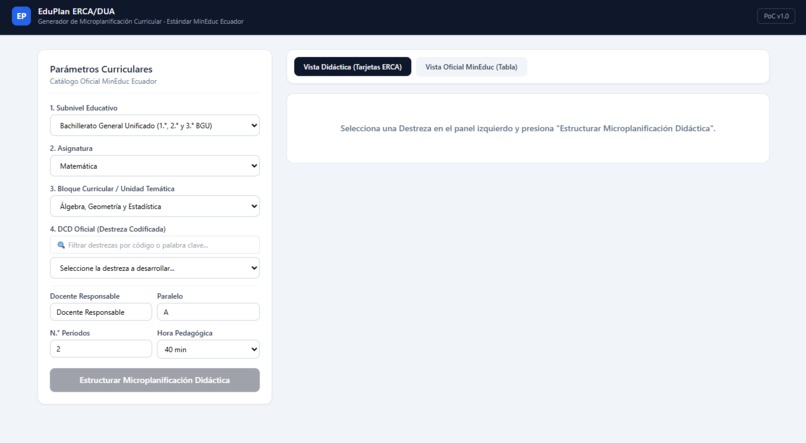 EduPlan ERCA/DUA  – screenshot 3