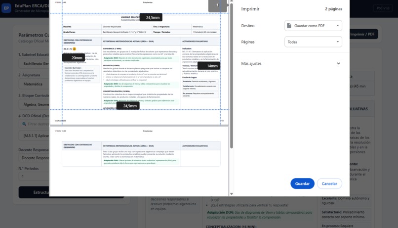 EduPlan ERCA/DUA  – screenshot 7