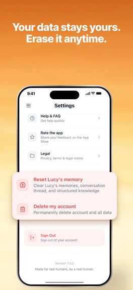 Lucy: AI friend & companion – screenshot 10