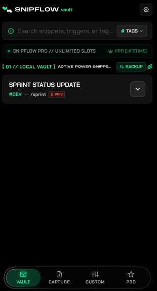 SnipFlow – screenshot 2
