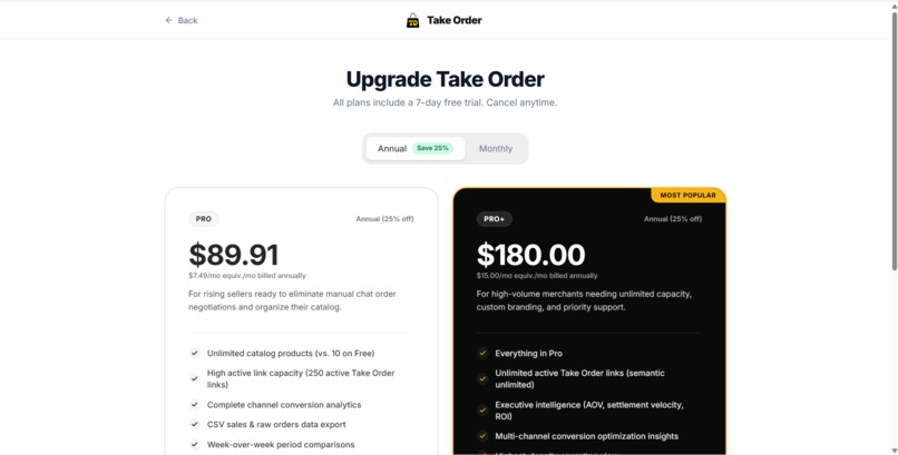 Take Order – screenshot 2