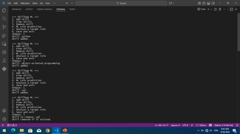 SkillGap – screenshot 1