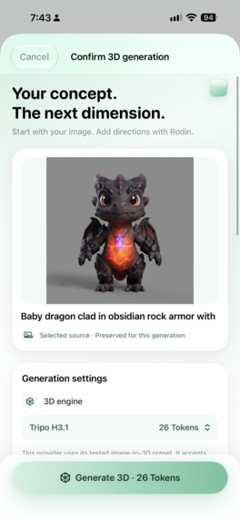 3D Craft: AI 3D Model Maker – screenshot 4