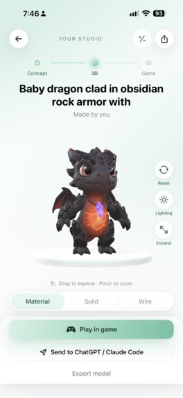 3D Craft: AI 3D Model Maker – screenshot 5