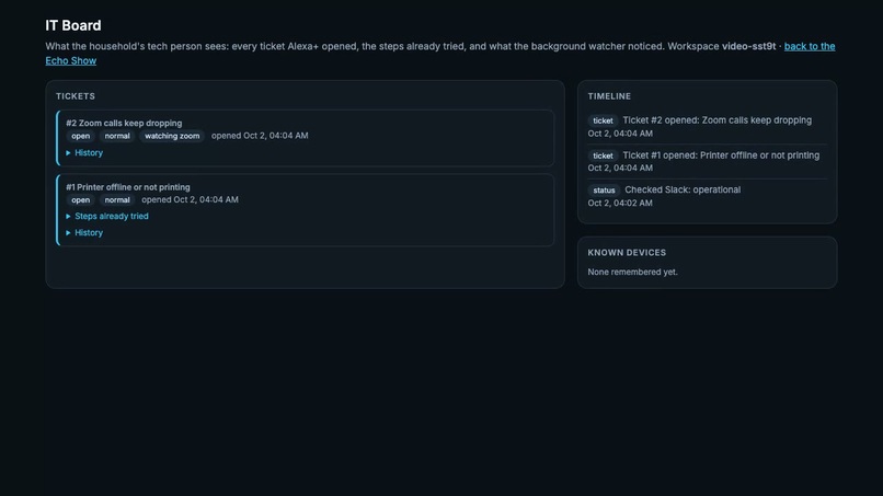 Deskside for Alexa+ – screenshot 4