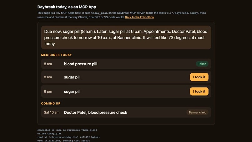 Daybreak for Alexa+ – screenshot 5