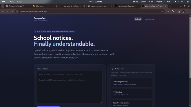 CampusCue - From Notice to Action – screenshot 5