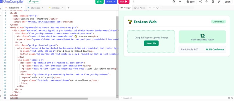 EcoLens Web – screenshot 1
