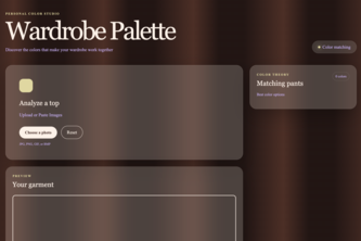 Wardrobe Palette