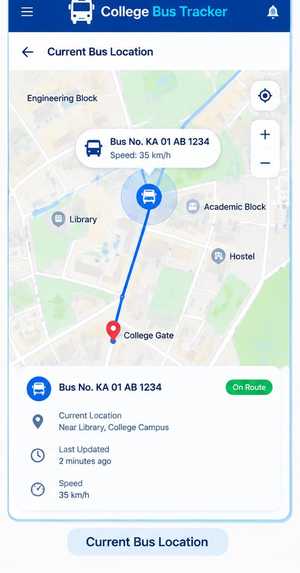Bus tracking   – screenshot 5