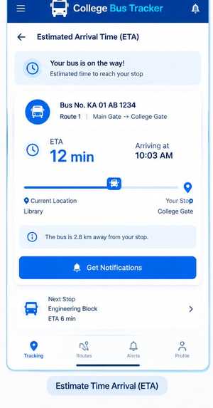Bus tracking   – screenshot 6